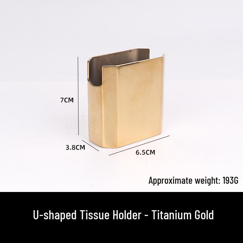 U-shaped Minimalist Napkin Holder for Dining Table, Vertical Paper Towel Holder for Restaurants, Coffee Shops, Hotels, and Western Dining.