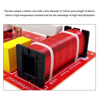 400W Speakers Filter Crossover Treble Bass 2 Ways Audio Filter Circuit Board High Power 3200Hz for DIY Home Audio Systems
