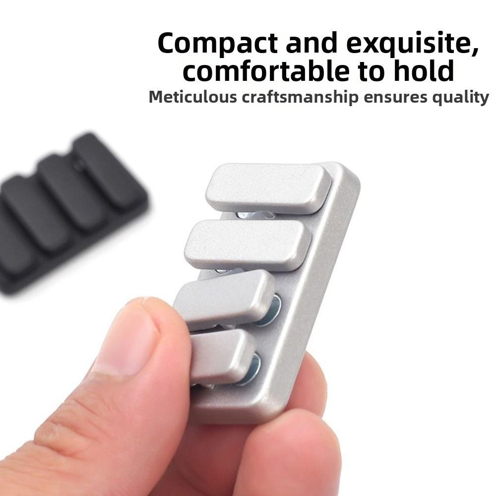 Piano Keys Design Fidget Slider Rectangle Shape Fidget Push Card EDC Fidget Toys  ADHD Support