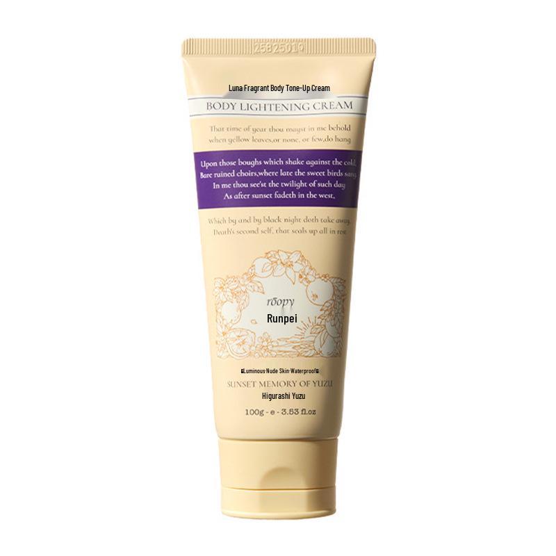 Runpei Fragrant Light-Sensitive Body Color-Correcting Moisturizer - Authentic Bare Skin Cream Evening Yuzu Desire