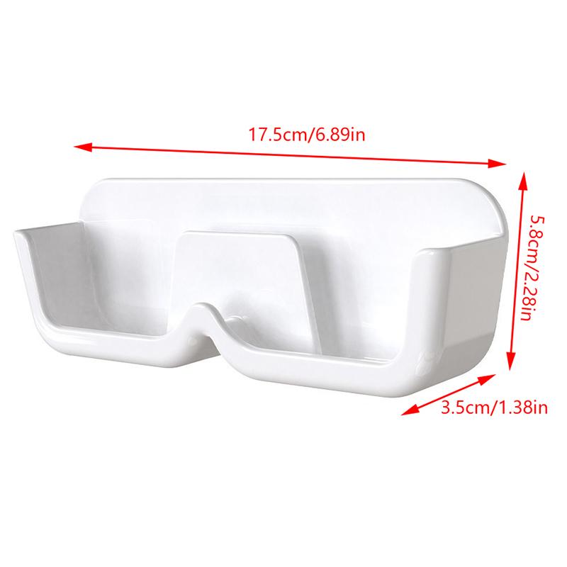 Pp/Ps Vitrină Ochelari Cutie Depozitare Montat pe Perete Perforat Gratuit Raft Depozitare Ochelari de Soare Ochelari de Soare Acasă Aranjare