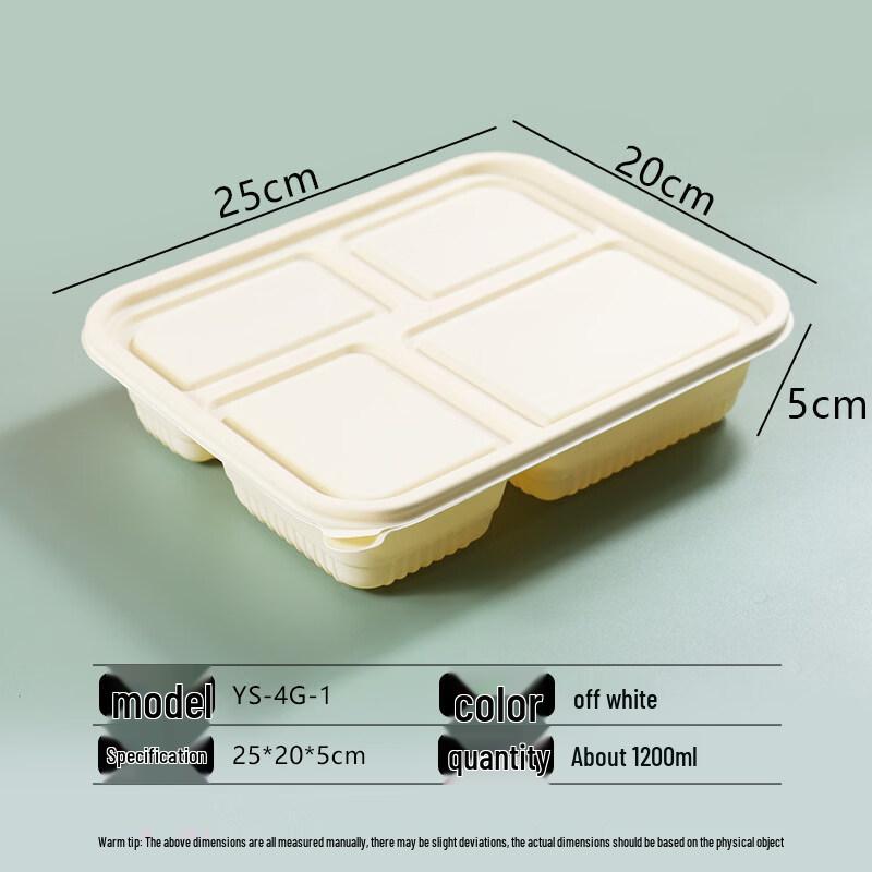 ZISIZ Biodegradable Disposable Food Container