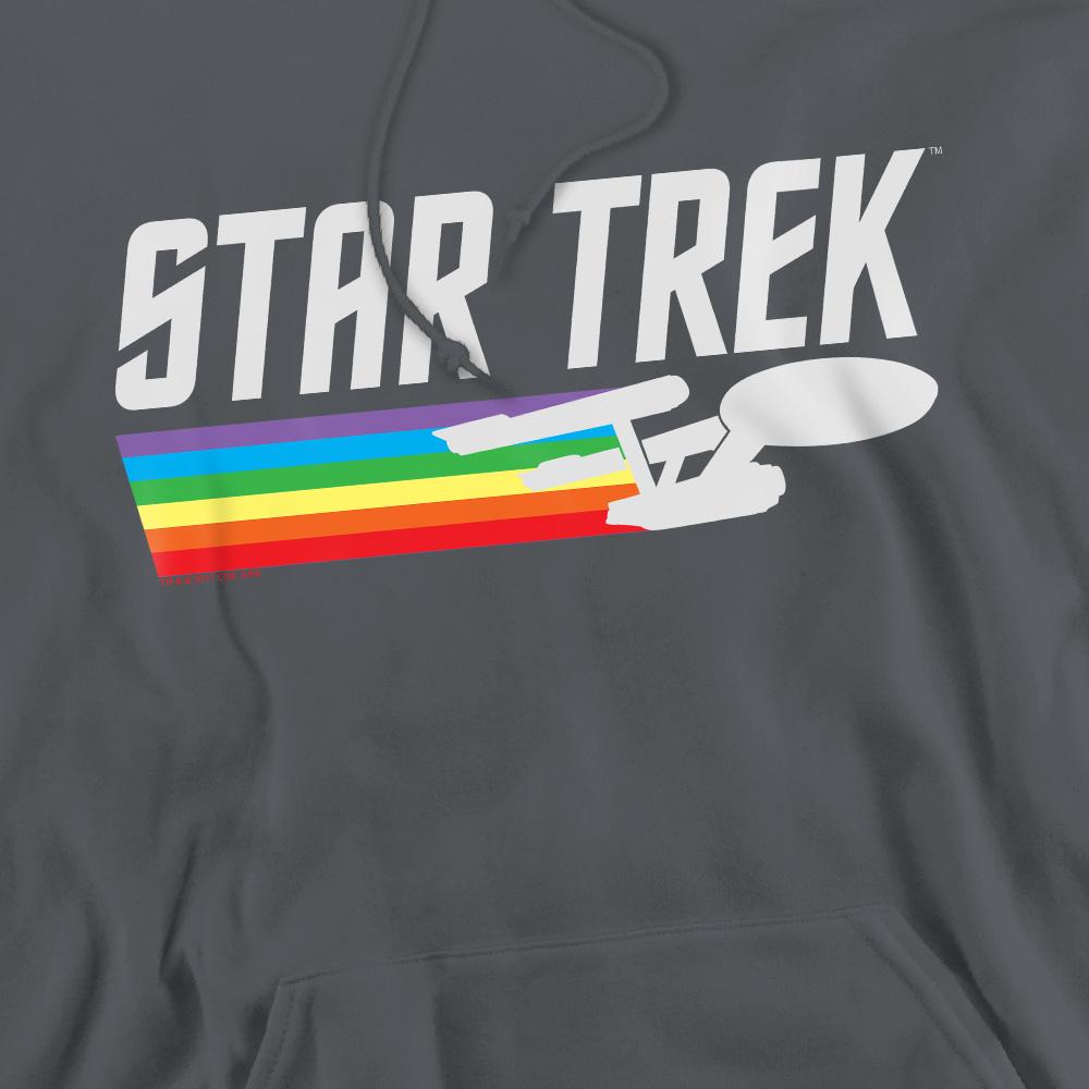 STAR TREK Men's Rainbow Trail Hoodie