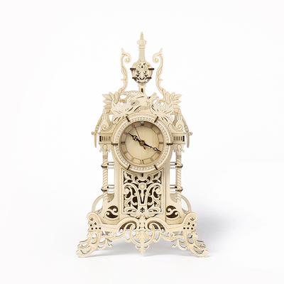 3D Wooden Puzzle Building Toy Pendulum Clock DIY Handmade Assembled Kits Educational Children's Toys Clock Puzzle