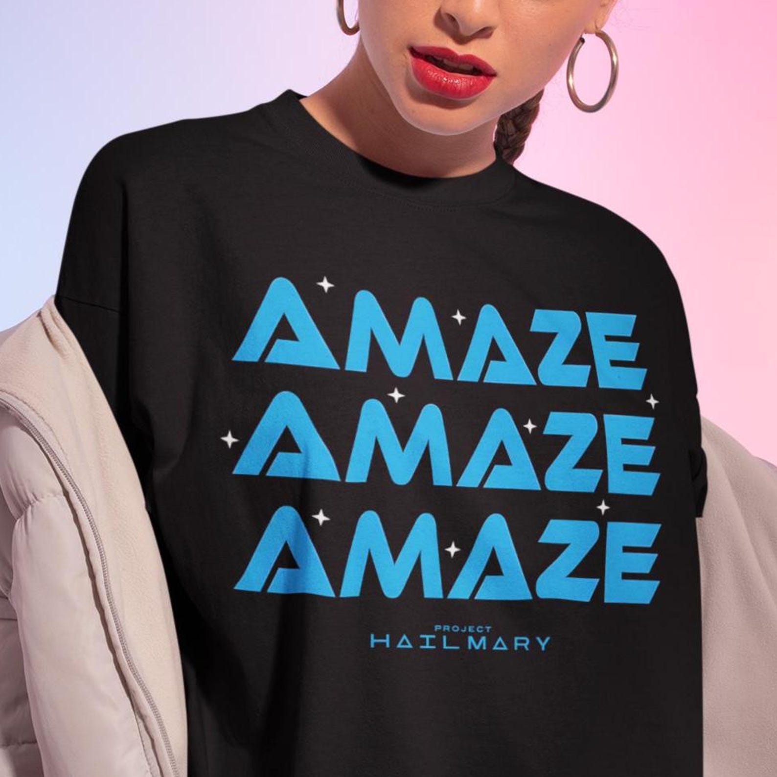Rocky Amaze Shirt - Project Hail Mary Tshirt,Jazz Hands Tee,Dr Grace M