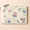 Mini Zipper Coin Purses Canvas Coin Wallet Lady Girls Earphone Coin Key Money Storage Bag Short Pouch Student Card Holder