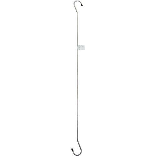 Waki Sangyo Stainless Steel Long S-Ring Hook, Hanging Hook, Silver, 6mm x 900mm, BK-904