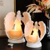 European Resin Angel Wings Candle Holder Home Decorations Room Decoration Accessories for Candles Ornaments