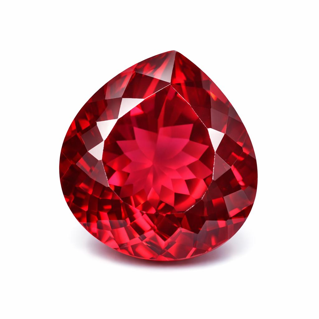A+ Quality NATURAL Red Ruby   18 Ct Pear Shape Thai Loose Gemstone