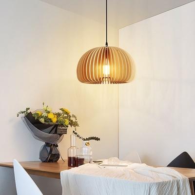 Newest Bamboo Pendant Lamp Ceiling Lights Rattan Wicker Lustre Hand Knit Braiding Suspended Home Dining Braided Indoor Decor