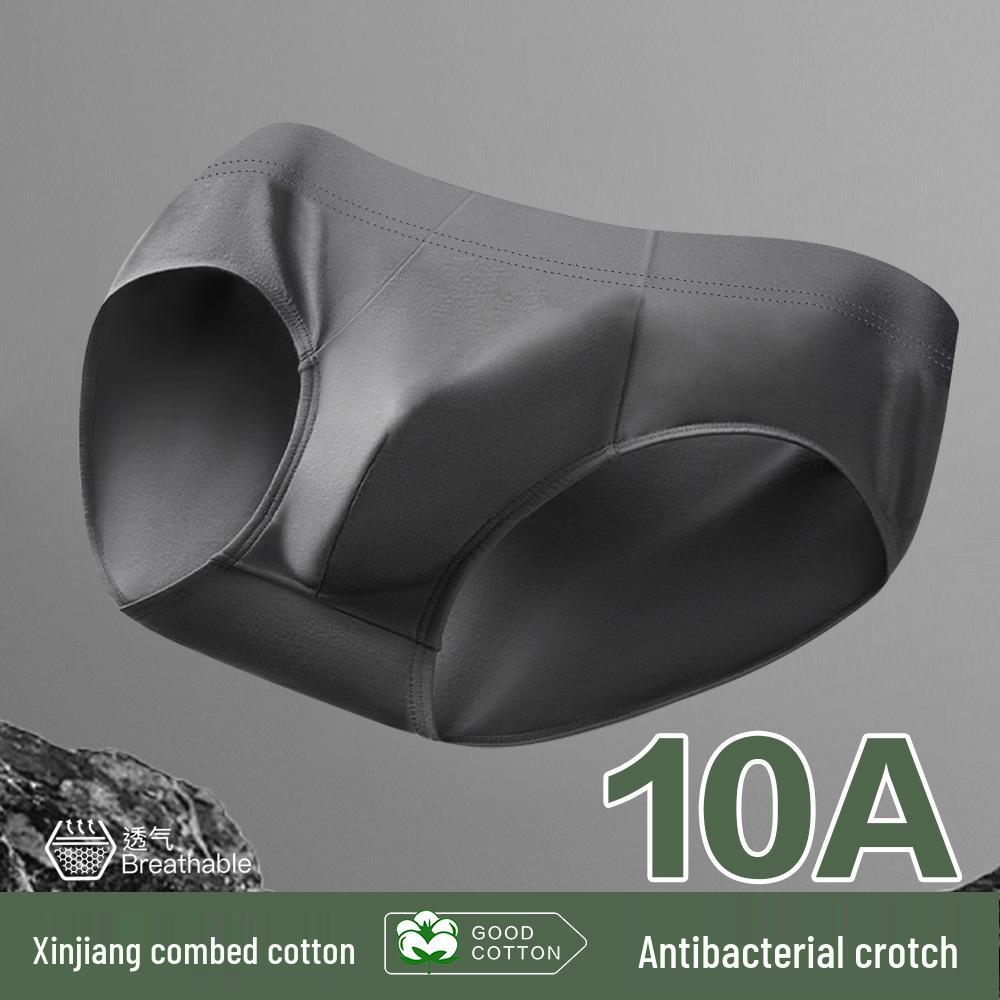 Men's Antibacterial Cotton Briefs - Breathable, Comfortable Triangle Underwear