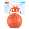 West Paw Zogoflex Echo Randa Hundespielzeug, Hundeball, Orange, Groß
