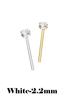 925 Silver Crystal Different Size Nose Studs Nose Piercing Body Jewelry Piercing Nez Pircing Nariz Joyería Corporal