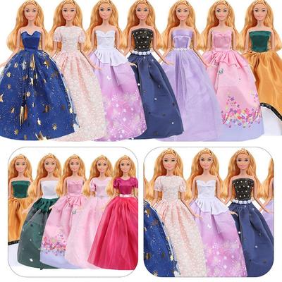 Fashion Doll Wedding Dress 2025 Newest Handmade 30cm Doll Accessories Casual Wear Girl Costume Clothes 30cm Doll