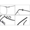 Denmark Brand Pure Titanium Screwless Square Glasses Frame 5502 Men Business Eyeglasses Fashion Women Blue Spectacles Eyewear