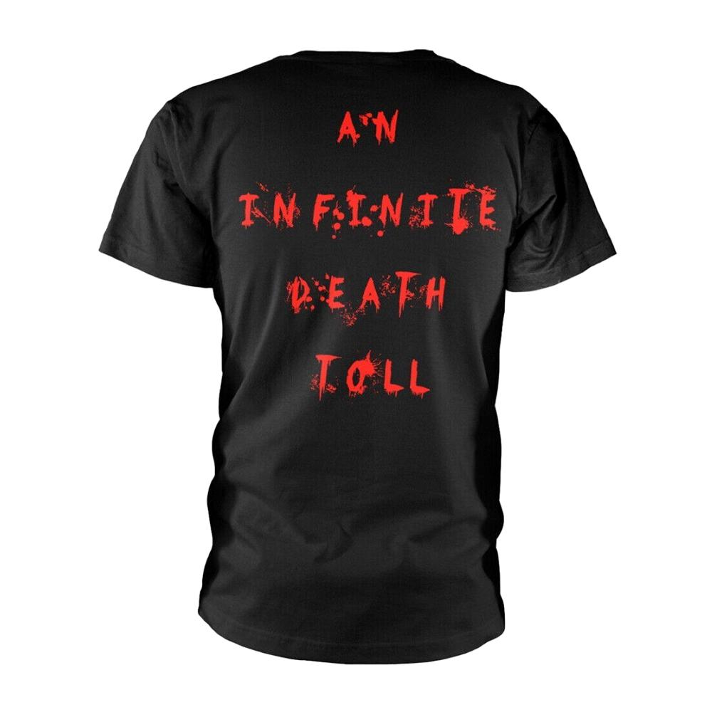 Evile Unisex Adult Hell Unleashed Back Print T-Shirt