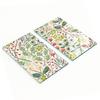 Glass Kitchen Chopping Boards with Summer Plants Graphics 2x30x52 Cm