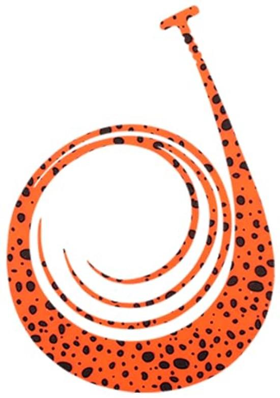 Jackall Binbin Ball Custom Tie King Curly Hellorange Punkt