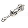 6KG Surface Polished Stainless Steel Boat Anchor folding Kayak Anchor Marine Boat Yacht Accessories