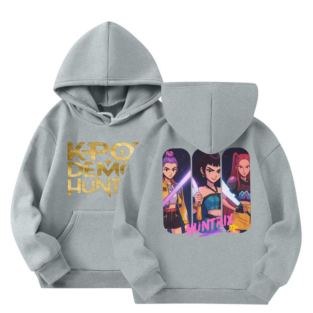 Dětská móda Lehký pulovr s dlouhým rukávem s kapsami Potisk Mikina s kapucí