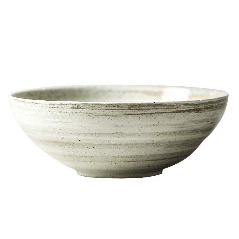 Ruhan Nordic Handmade Coarse Pottery Salad Bowl