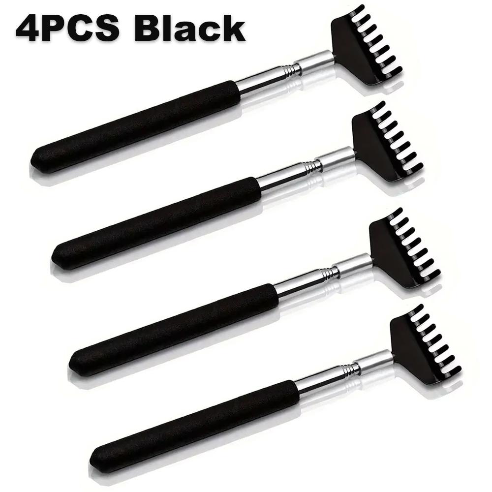 Portable Extendable Back Scratcher Stainless Steel Telescoping Back Scratcher Tool Telescopic Back Scratching Tool Massage Gift