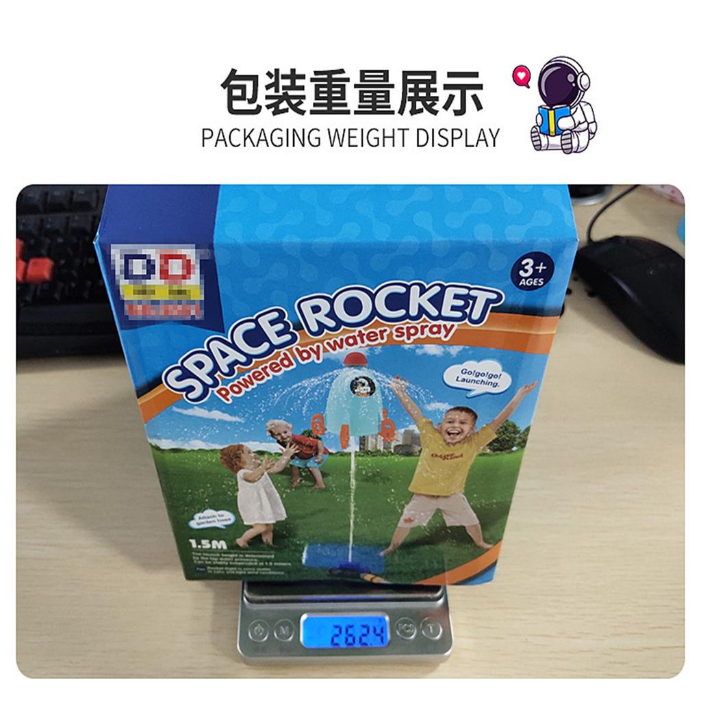 New Water Spray Rocket Sprinkler Summer Children's Water Spray Outdoor Lawns Water Blasts Water Spray Toy