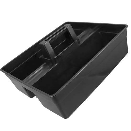 SOLUSTRE Cleaning Caddy, Cleaning Tool Storage Basket, Housekeeping Organizer, Storage Bucket, Cleaning Tools Caddy, Cleaning Tool Case with Handle, L