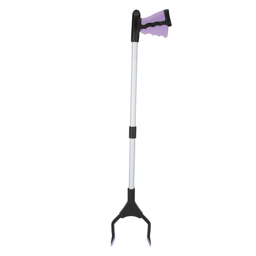 Clipsuri Lungi Multifuncționale Pliabile pentru Gunoi, Apucător, Instrumente de Ridicare, Articole de Curățenie Sanitară, Violet