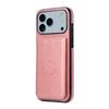 For iPhone 17 Pro Max Case Card Holder Kickstand PU Leather + TPU Phone Cover