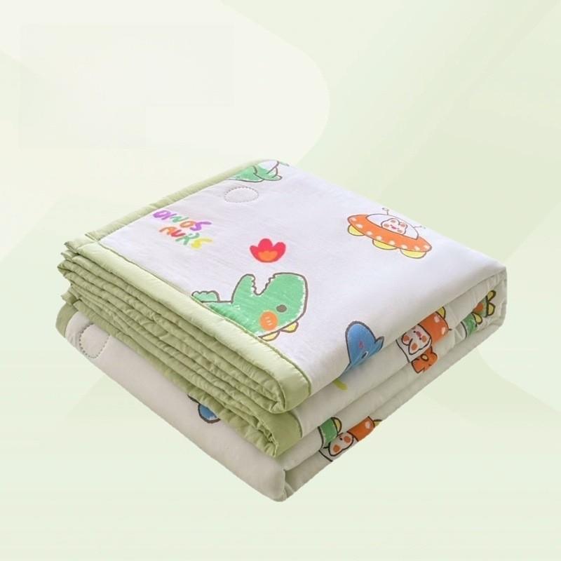 Rabbit Printed Flower Washed Cotton Summer Air Conditioner Quilt For Bedroom