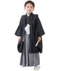 Kimono Haori and Full Muted Size [KYOETSU] 5-Year-Old Boy's Shichi-Go-San Set, Hakama, Set, 753, (Black, 3)