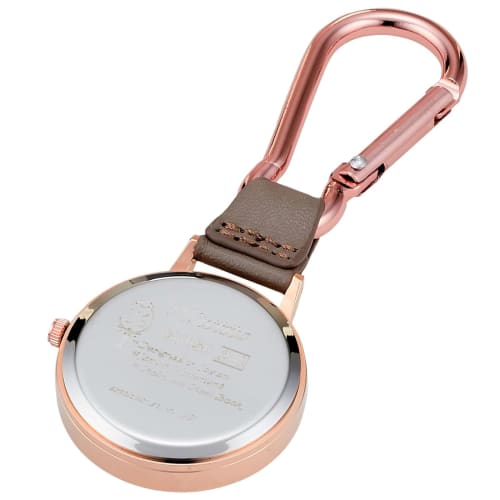 Fieldwork Pocket Watch Carabiner Watch Analog Furka Mimosa Gray GY050P-4 Women's