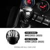 Real Dry Hard Carbon Fiber Sticker For Subaru ZD8 BRZ Toyota ZN8 GR86 2021 2022 2023 2024 2025 2026 Manual Car Gear Shift Trim