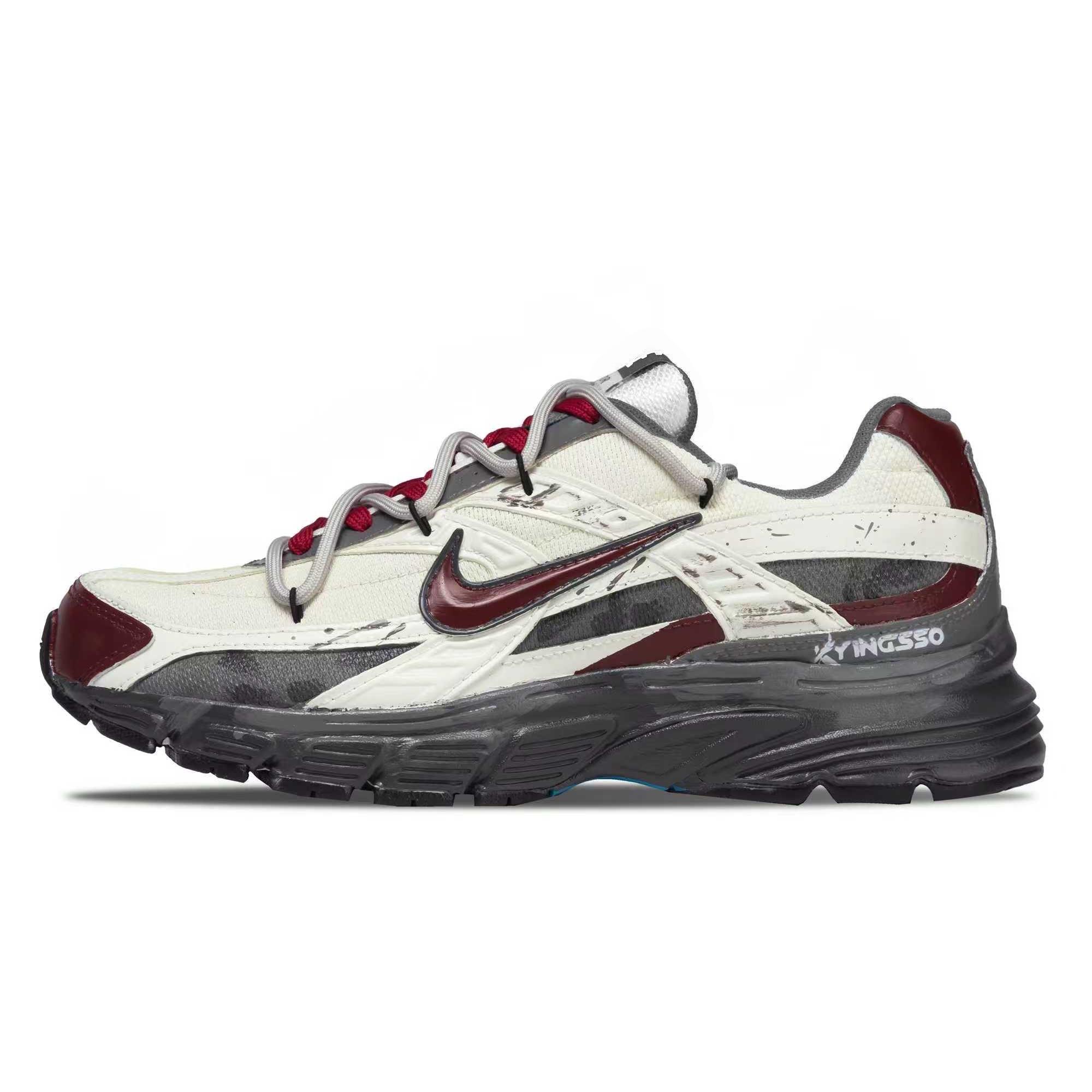 

Nike Initiator Abrasion Resistant Abrasion Resistant Low top Casual Running Shoes Men s Beige Red DZ2776-141(Team901-) 42