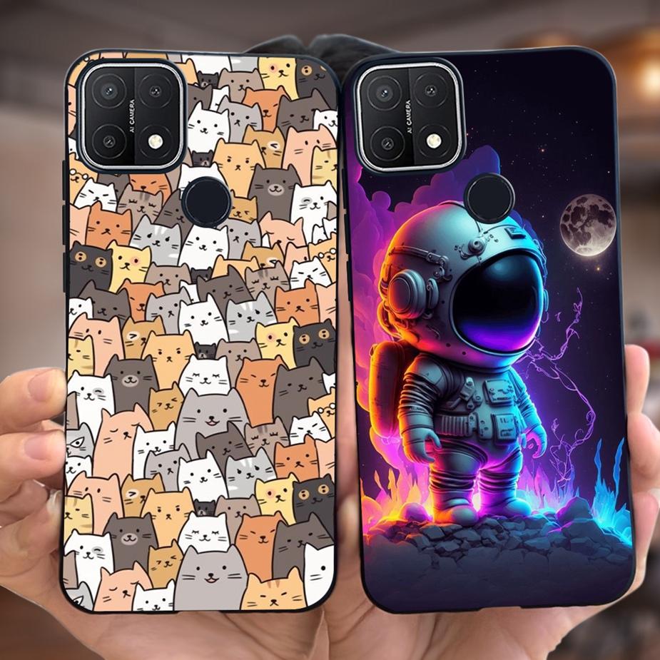 For Oppo A15 Case Oppo A15s CPH2179 Cute Fashion Candy Painted Cover Soft TPU Phone Case For Oppo A15 A 15 s OppoA15 Full Bumper