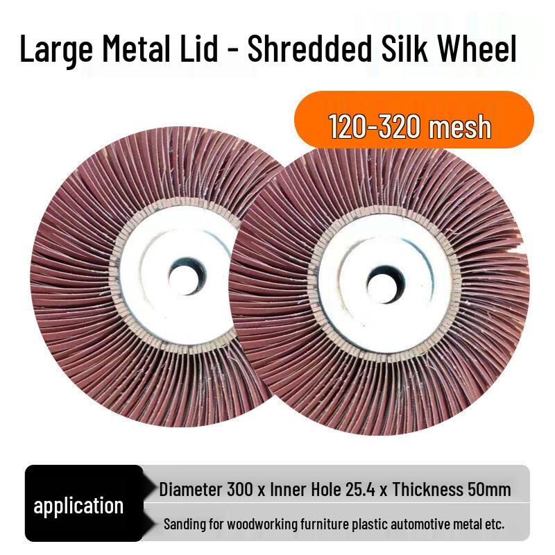 Ying Tang 120 Grit Abrasive Flap Wheel with Iron Cap
