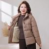 Mo Ou Mid-Age Women's Hooded Thickened Padded Winter Jacket