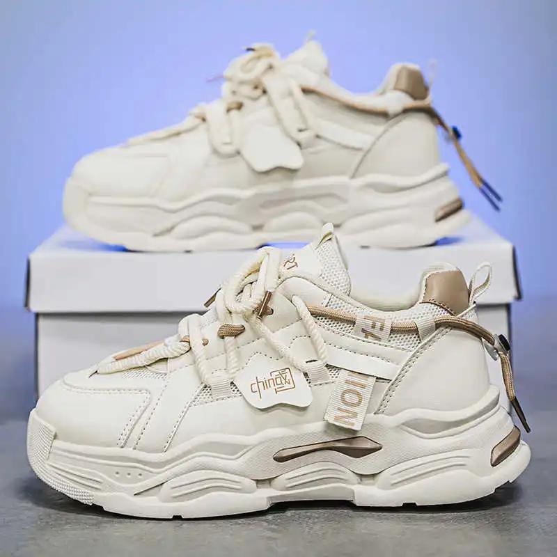 

Fashion Legitimate Leather Autumn Men s Sneakers Large Sizes Tennis Top Quality Basketball Shoes Skor Man Sport Entertainment 44