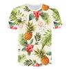 Unisex Plant, Flower & Leaf Print T-Shirt - Crew Neck, Short Sleeve & Breathable