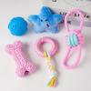 Cross-Border Pet Chew & Teaser Toy for Dogs & Cats – Teething, Training, Amusement: Small Dog Cloth Rope Knot.