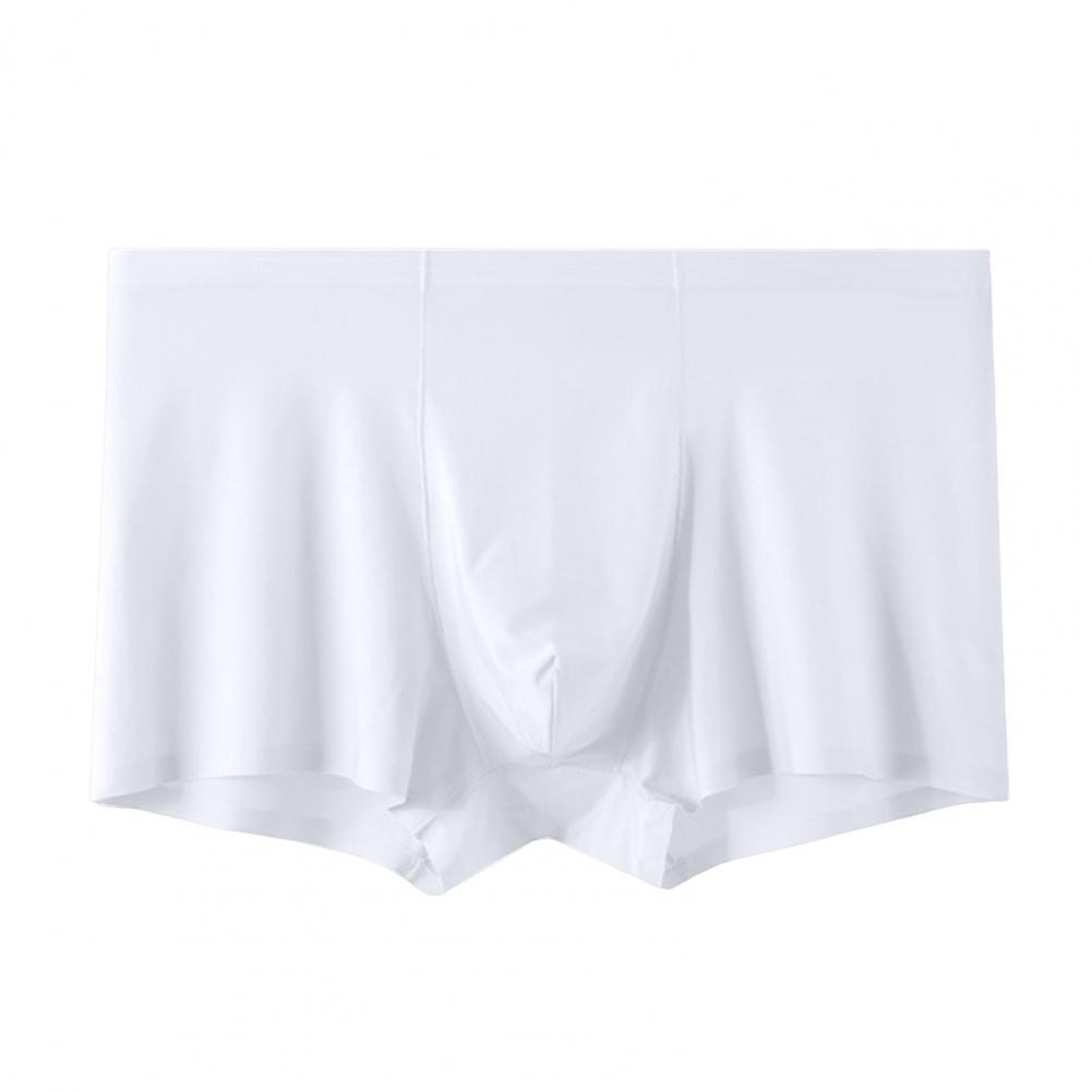 Men Boxer Briefs Men's Seamless Mid-rise Boxer Briefs Quick Drying Breathable Panties Slim Fit High Elasticity Underwear