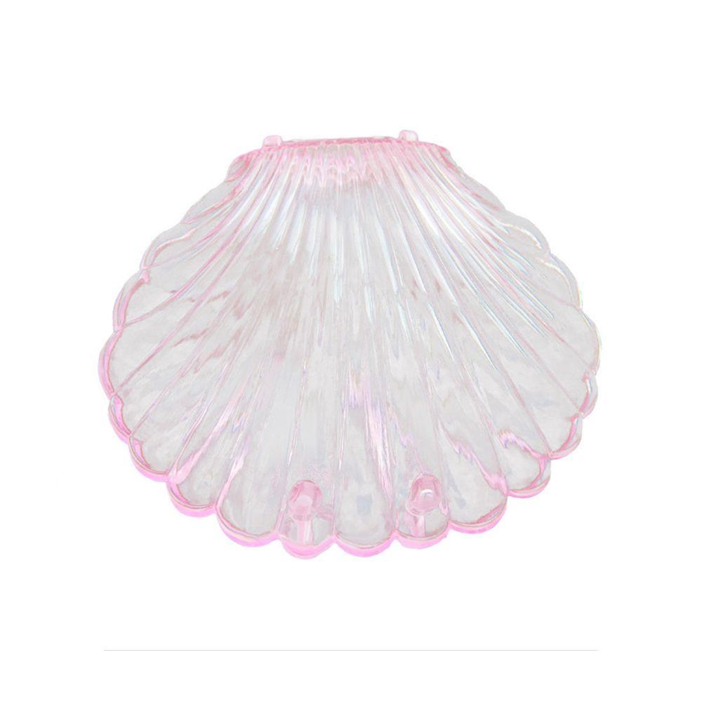 Transparent Seashell Shape Earrings Necklace Packaging Storage Jewelry Box Gift Boxes