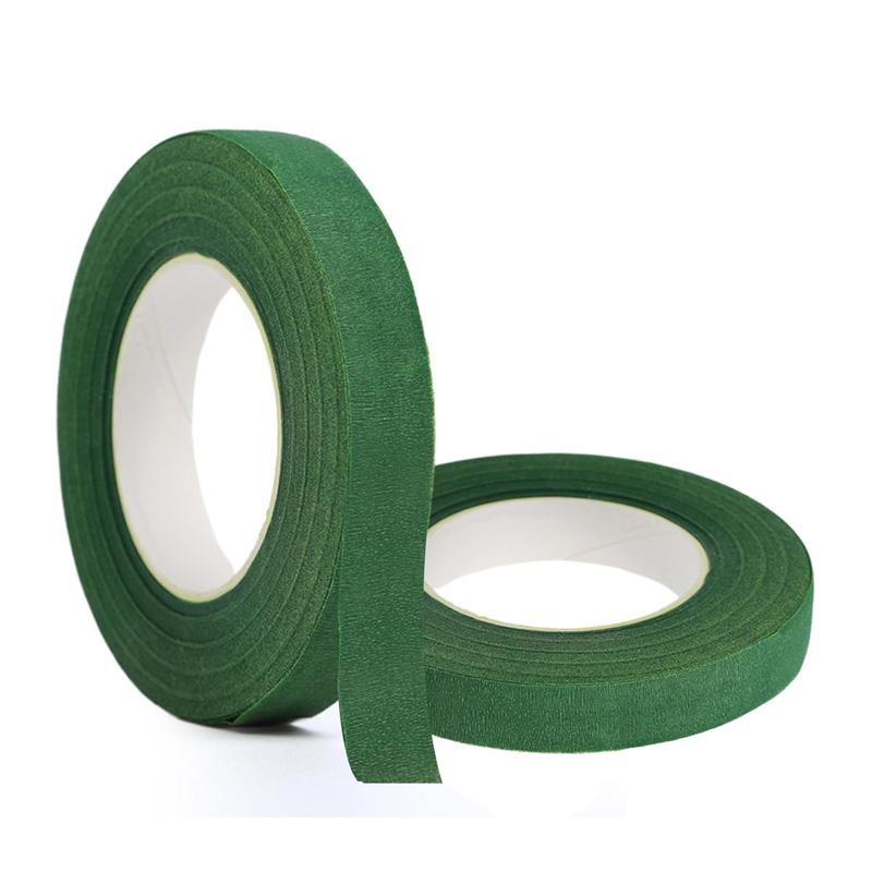 2Roll 20Yards Floral Tape 1.2cm Flower Floral Tapes for Bouquet Stem Wrapping Floral Crafts Wedding Bouquet Floristry Tape Set