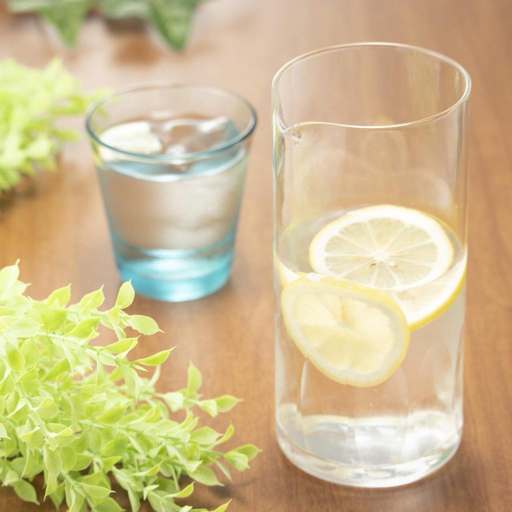 Toyo Sasaki Glass Water Pitcher, 710ml, Laut Carafe, Made in Japan, Dishwasher Safe, B-25404-E102