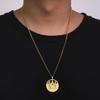LIKGREAT Elk Wolf Bear Necklace for Women Men Teen Stainless Steel Forest Animal Snowflake Moon Pendant Jewelry Birthday Gifts