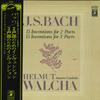 LP Record HELMUT WALCHA  Bach Invention for 2 Voices Inven AA8822 ANGEL Japan Classical Used