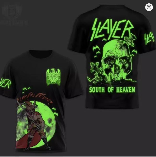 Slayer Rock Band 3D Print T-shirt For Men Women XXL