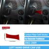 Real Carbon Fiber Car Accessories Trim Red Cover Soft Sticker For Chevrolet Trailblazer 2002 2003 2004 2005 2006 2007 2008 2009