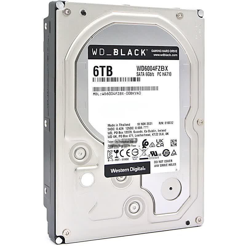 Western Digital WD Black 6TB Desktop Hard Drive